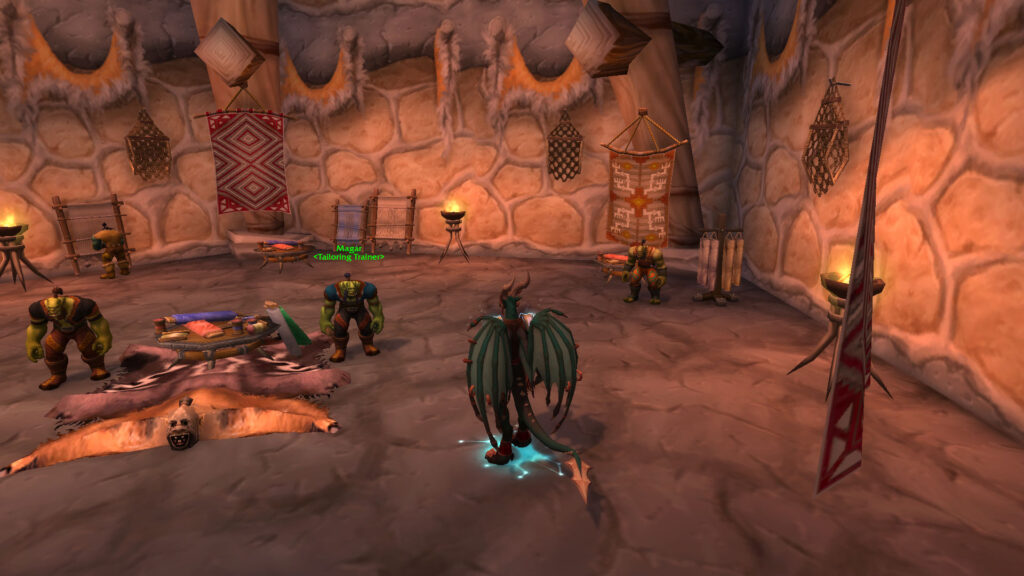 WoW Tailoring Trainer in Orgrimmar
